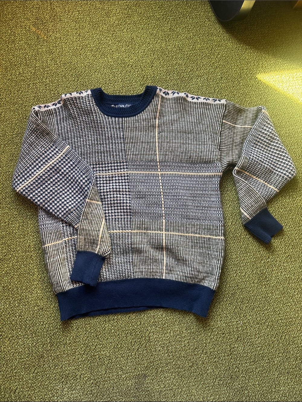 Vintage Nautica SZ L Knit Sweater